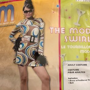 Halloween - mod swirl dress